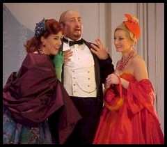 Nicole Tibbels as Clorinda, Simone Alaimo as Don Magnifico and Leah-Marian Jones as Tisbe