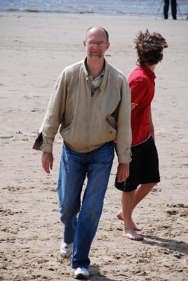 David on the beach