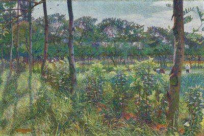 Umberto Boccioni: Campagna Lombarda