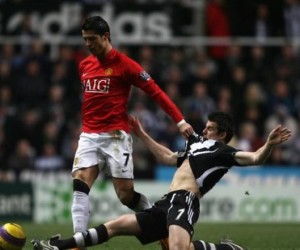 Cristiano Ronaldo and Joey Barton