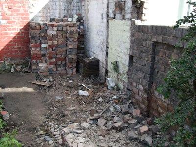 Outhouse demolition