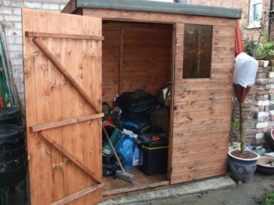 Back garden shed