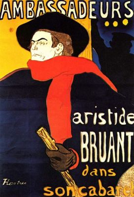 Aristide Brouant by Toulouse Lautrec