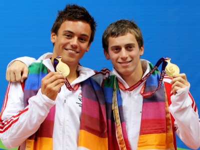 Tom Daley and Max Brick