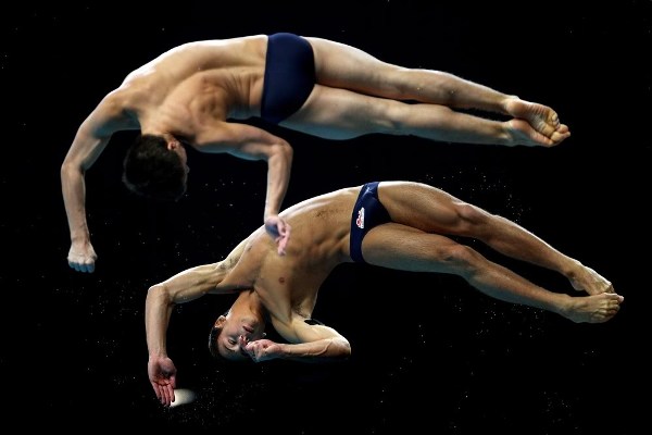 Tom Daley and Max Brick