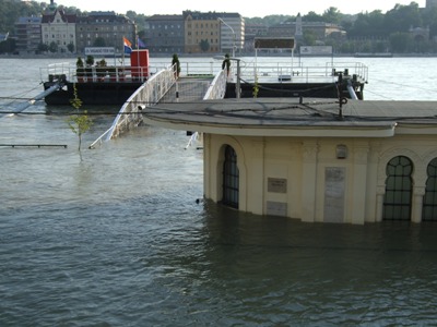 Danube in flood