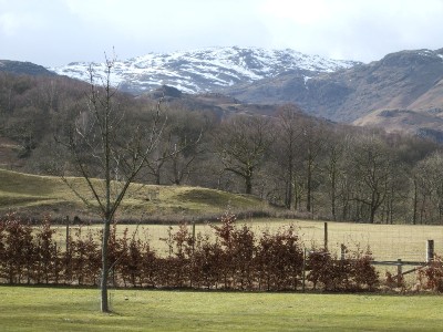 Snow on the hills