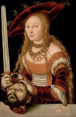 Judith with Holofernes's Head by Cranach