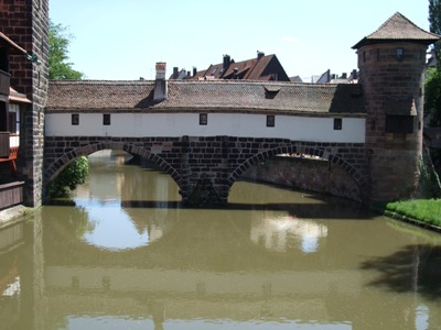 Nuremberg on the River Pegnitz