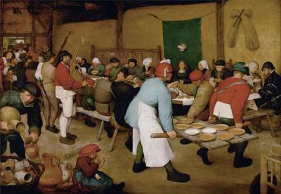 Peasant Wedding by Bruegel