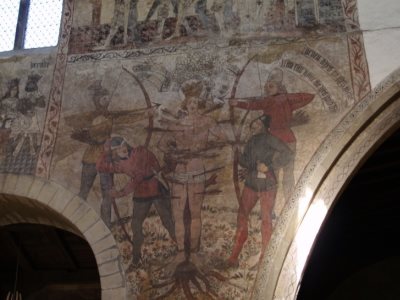 Medieval murals in Pickering