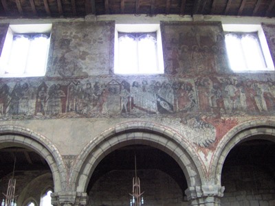 Medieval murals in Pickering