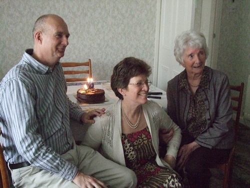 Me, mum and Linda