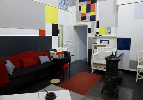 Mondrian and his Studios: Reconstruction of Paris studio