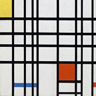 Mondrian: Composition with Yellow, Blue and Red