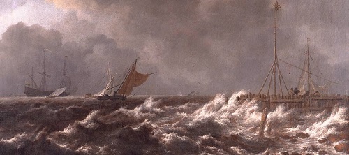 Jacob Van Ruisdael: Storm off the Dutch Coast