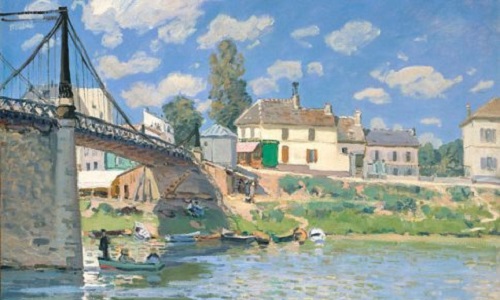 Sisley: The Bridge at Villeneuve-la-Garenne