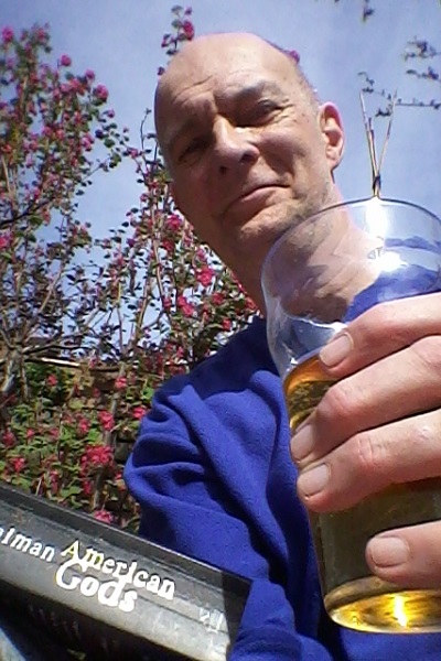 Beer in the back garden