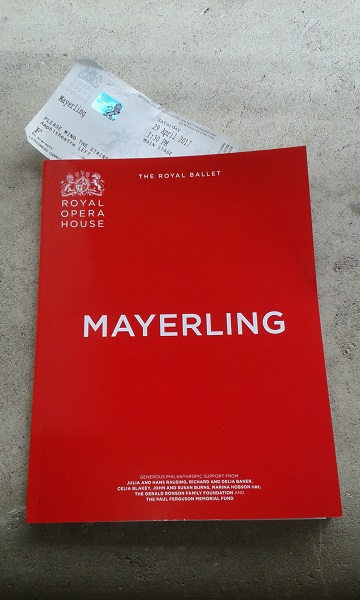 Programme for Kenneth McMillan's Mayerling