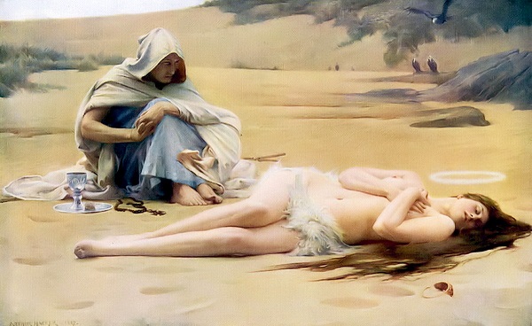 Arthur Hacker - Pelagia and Philammon