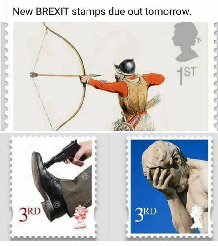 Brexit stamps