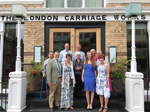 Outside the London Carriage Works