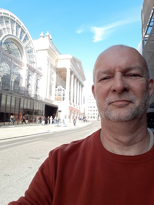 Me outside Covent Garden