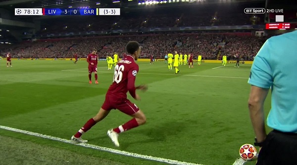 Trent Alexander-Arnold's cheeky corner