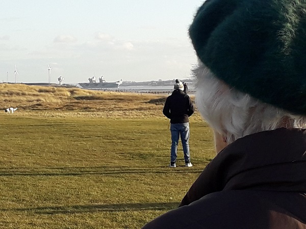 Prince of Wales leaving the Mersey