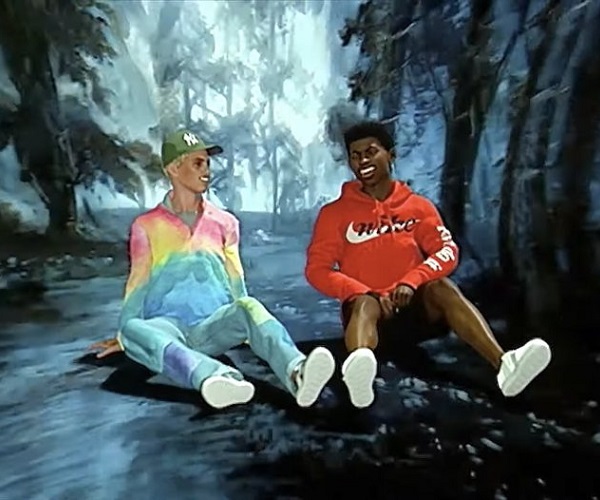 Lil Nas X and Dominic Fike trip out