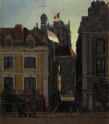 Sickert: La rue Notre-Dame, Dieppe