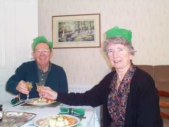 Albert and Grace at Xmas 2000